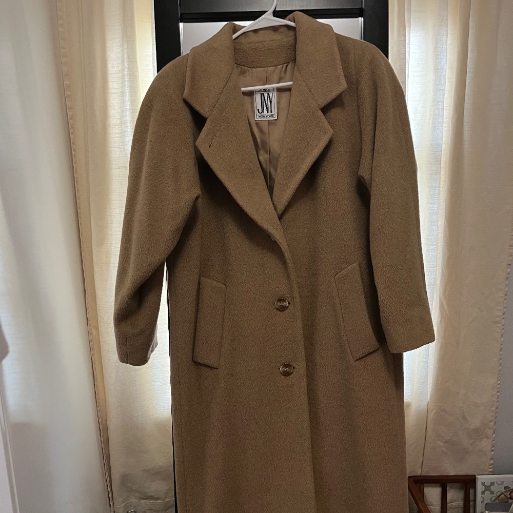 Vintage 100% wool coal size L